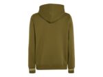 Sweat à capuche logo Tommy Hilfiger vert en coton bio