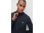 Gilet zippé BOSS marine en coton bio