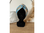 Turban Jacquard Bleu
