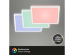 BRILONER Leuchten - Panneau LED, plafonnier réglable, lampe de plafond, RGB, contrôle des couleurs, rétro-éclairage,15 Watt, 1 850 Lumen, 4 000 Kelvin, blanc, 293x293x28mm 42 cm