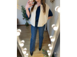 Veste sans manche Ecru