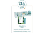 Cracker lift gommage crème ressurfaçante+ masque shot lift Thalgo-Algue Marine.