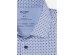 Chemise à motifs OLYMP bleue