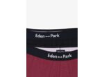 Lot de 2 boxers Eden Park rouge et marine