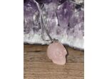 Pendentif quartz rose ou amethyste