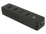 CHARGEUR avec BARRETTE D'ALIMENTATION USB - 4 PORTS - avec ADAPTATEUR ET ADAPTATEUR AUTOMOBILE DE 100-240V