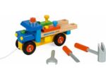 Janod - Camion de Bricolage Brico'Kids - Jouet d'Eveil à Promener 2 en 1 - 3 outils inclus - Apprentissage Motricité - Dès 2 Ans, Maman et bébé