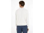 Pull demi-zip Tommy Hilfiger blanc