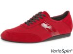 192-425-579-V - Baskets sneakers de danse rouges avec semelle VarioSpin talon de 1,5cm- Diamant