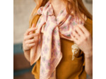 BIG FOULARD LATIKA "FLORA BOLD" LAVANDE