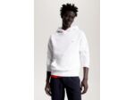 Sweat à capuche Tommy Hilfiger blanc en coton bio