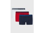 Lot de 3 boxers Tommy Hilfiger marine, rouge et blanc en coton