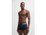 Lot de 3 boxers BOSS noirs et bleus