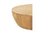 Table ronde en bois Manguier Naturel