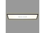 Briloner Leuchten - Plafonnier à LED avec effet de rétroéclairage 22 watts 2 700 lumens 4 000 kelvins blanc-noir 580x200x29mm (LxlxH) 3394-015