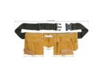 Ceinture de couvreur porte outil en cuir 78750