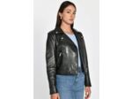 BLOUSON PERFECTO CUIR ROCK BLACK