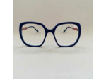 Lunettes de vue Rondes Enigma de la Marque Caroline Abram Coloris Bleu / Rose