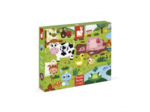 Puzzle tactile "Les animaux de la ferme" - JM