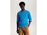 Pull col V Tommy Hilfiger bleu en cachemire