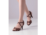 Vienna - Chaussure de danse latine en cuir et daim pour femme - Nueva Epoca