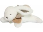 Doudou et Compagnie Happy Wild-Pantin Pompon Naturel, DC3738, Blanc 25 cm Pantin Beige