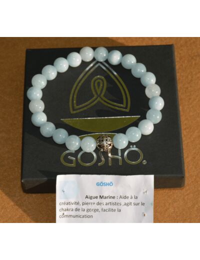 Bracelet GOSHO Aigue marine