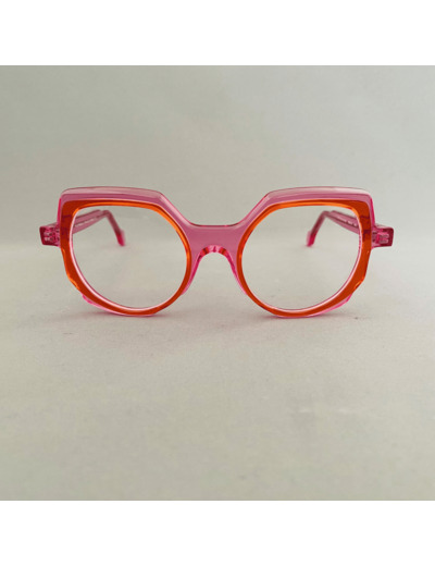 Lunettes De Vue Plein Les Mirettes - Modèle Diva 28 Coloris Rose Orange