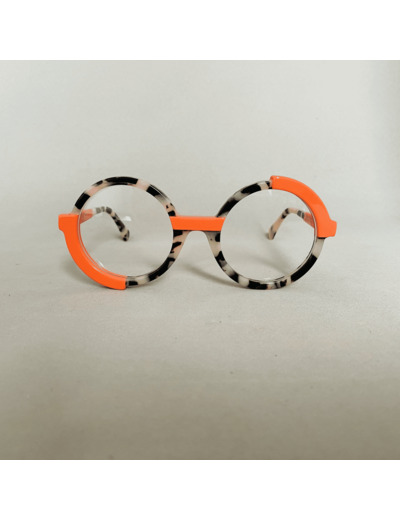 Lunettes de Vue Mixte Pierre Eyewear Modèle Habib Coloris Tokyo Orange