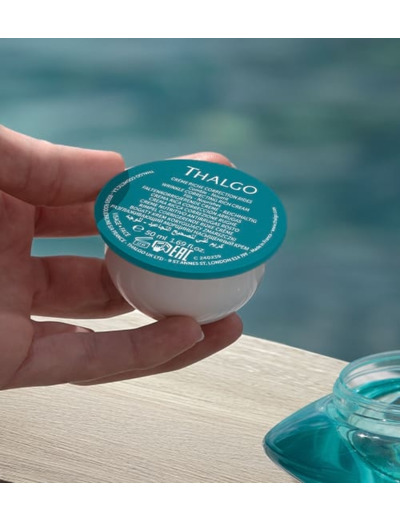 Recharge crème riche correction rides Hyalu-Procollagène Thalgo.Algue Marine.