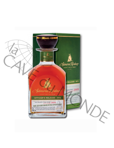 Rhum Admiral Rodney Sainte Lucie "Officer's Releases n°2" 10 Ans  45° 70 Cl