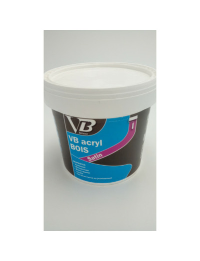 Peinture Acryl Bois Satin Blanc VB Batiment-La maison HACHE-Bohain