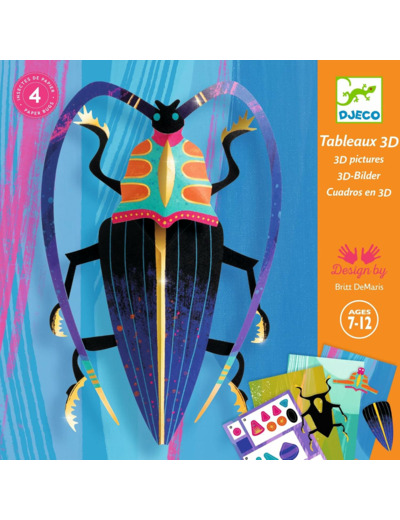 Djeco -  Papier Créatif - Paper Bugs - DJ09527