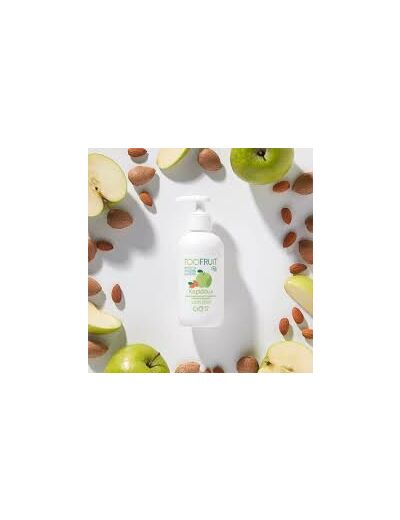 TOOFRUIT Kapidoux pomme - amande shampoing légèreté dermo-apaisant pour enfant, sans silicones, pomme amande - 150ml pompe