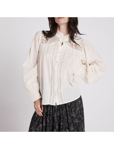 CHEMISE TOLOGNA ECRU - LOUIZON