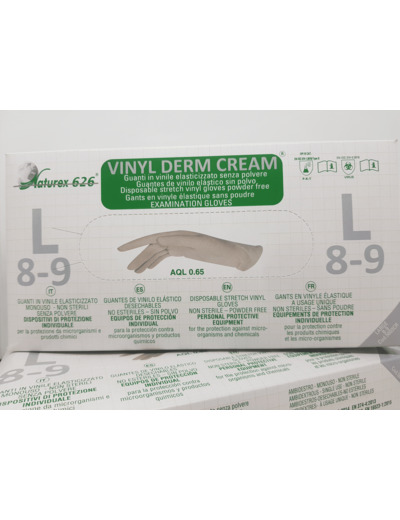 Gants Vinyle Derm Cream NP Naturex 626