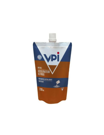 VPI Antigel 230 mL / accélérateur de prise pour mortier béton et ciment