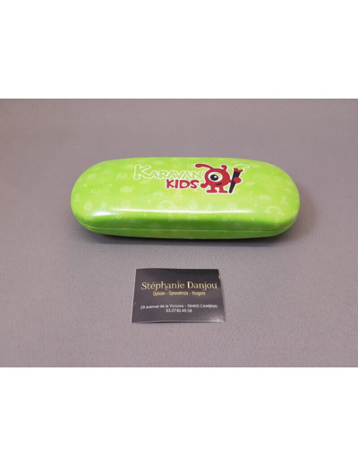 Etui à Lunettes Enfant De la Marque Karavan Kids Coloris Vert