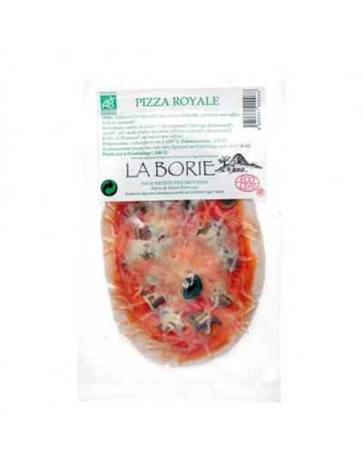 Pizza royale individuelle 140g - Abc Bio