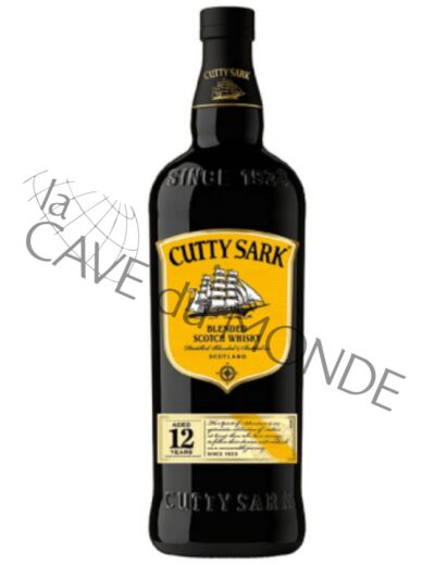 Whisky Écossais Cutty Sark 12ans 40° 70cl
