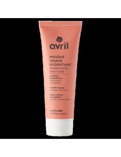 Masque visage hydratant peaux sèches et sensibles Avril - Pharmacie d'Haspres