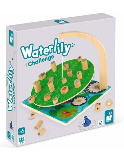 Waterlily Challenge - Jeu de Société - Jeu d'Adresse - Dès 6 Ans