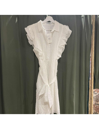 Robe Blanche Femme – Élégante & Légère – Taille M/L