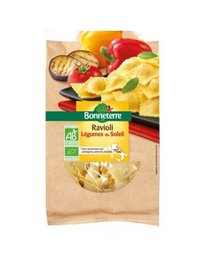 Ravioli aux légumes du soleil 250g - Abc Bio