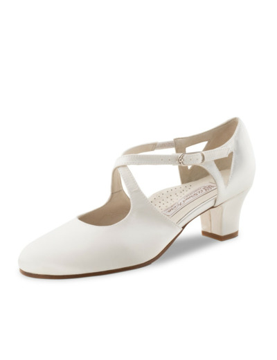 Gala LS - Chaussure de danse satin blanc - Werner Kern