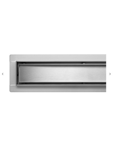 Caniveau de douche à l'italienne inox 80 cm a carreler madeira - 75365