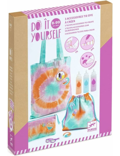 DJECO - Coffret DIY Sac et pochettes - Sunshine camp DJ07942