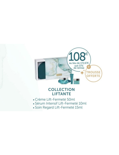 Coffret collection liftante Silicium lift Thalgo-Algue Marine.