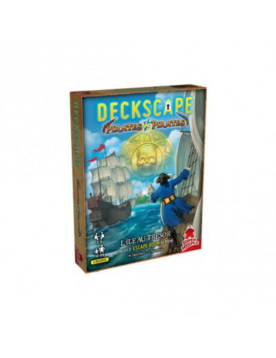 Deckscape, Pirates Vs pirates, L'île au trésor - Jeu de société - Farfadet joueur