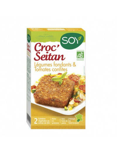 Croc seitan légumes fondants SOY 2x100g